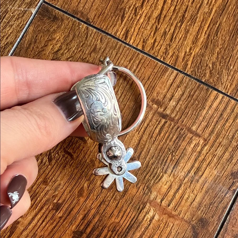 Charro Spurs Keychain